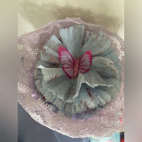 Hand Crafted Butterfly Harmony Pillow,Gypsy Jar & Bottle Set BabyPowder&Lavender - Picture 4 of 7